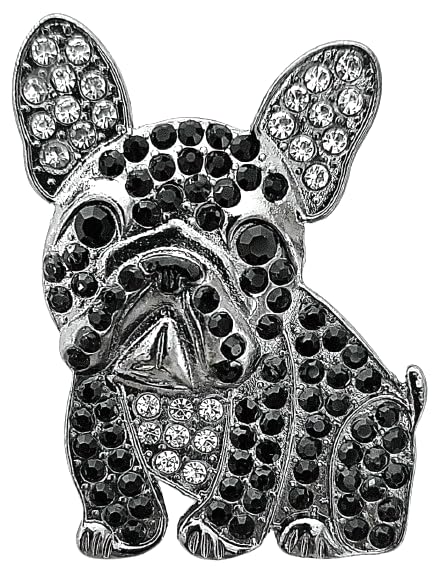 French Bulldog Brooch, Dog Pin, Frenchie Brooch, Crystal Animal Brooch, Fashionable Dog Brooch, Brooch For Women, Girl, Men, Frenchie Lovers Gift, Frenchie Accessories, Gift For Frenchie Parents