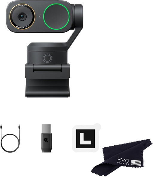 Link 2 PRO- PTZ 4K Webcam for PC/Mac 1/1.3 Sensor, AI Tracking, Gesture Control, HDR, Directional Noise-Canceling Mics, Live Streaming, Gaming, Video Camera Works with Zoom, Teams, Twitch - Link 2 Pro