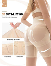 High Waist Slimming Shorts for Women Tummy Control Shapewear,Seamless Butt Lifter Thigh Slimmer Body Shaper,Waist Trainer Under Dress Panties for Weight Loss Workout Yoga