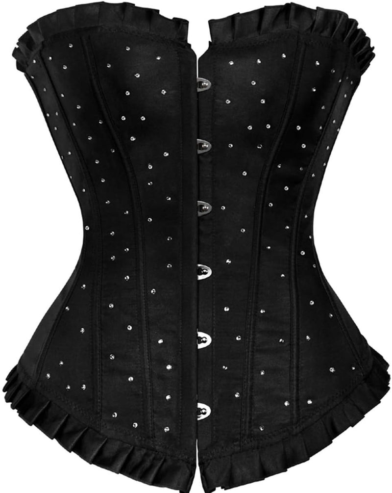 womens Hourglass Costume Corset (pack of 1) - Black-804