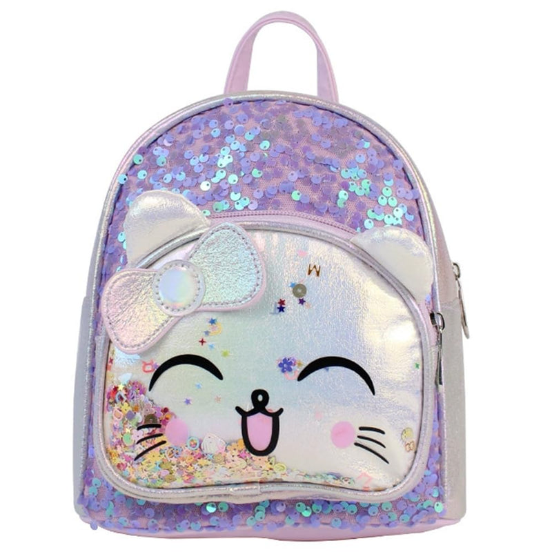 Cute Cat Backpack for Girls, Girls Mini Backpack for Kids,School Backpack Preschool Kindergarten Unicorn Toddler BookBag