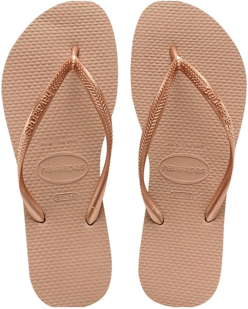 Slim, Zehentrenner Damen - Rose Gold