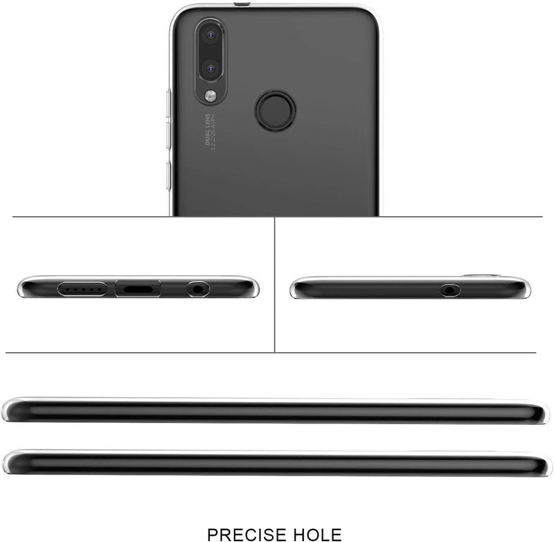 Huawei Nova 3E Case, Smooth Silicone Back Case Cover for / P20 Lite, Clear