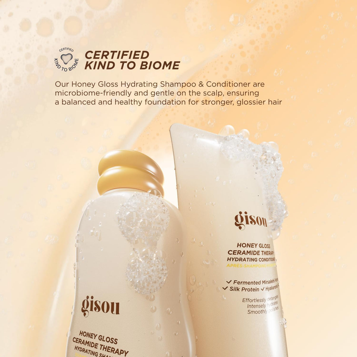 Gisou Honey Gloss Ceramide Therapy Hydrating Shampoo - 250ml – image 6