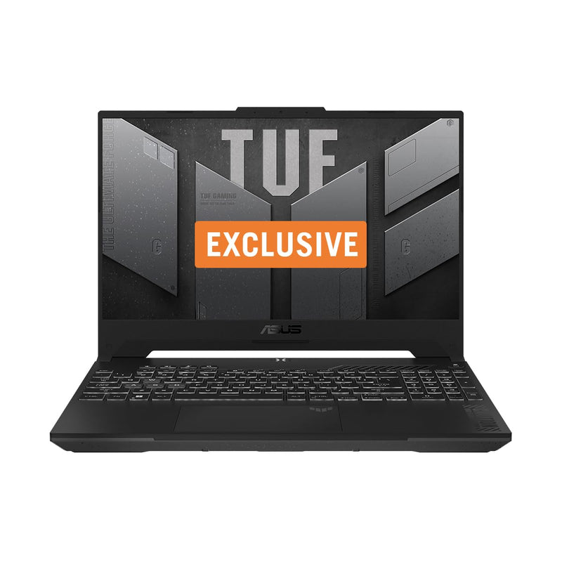 ASUS TUF Gaming Laptop A15 FA507NUR-LP007W, AMD Ryzen™ 7 7435HS, NVIDIA® GeForce RTX™ 4050 6GB GDDR6, DDR5 16GB, 512GB,15.6",Win Home, Eng-Arb Keyboard, Jaeger Gray, 2 Pin Power Plug