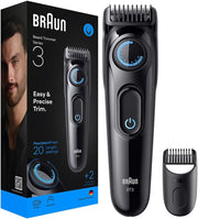 Braun Body Groomer Series 3, BG 3530 with 3+ Accessories, Extra Skin Protection, 80 Min Battery Life, Gentle Shaving & Trimming, Waterproof, Designed in Germany - Grey - BT 3500