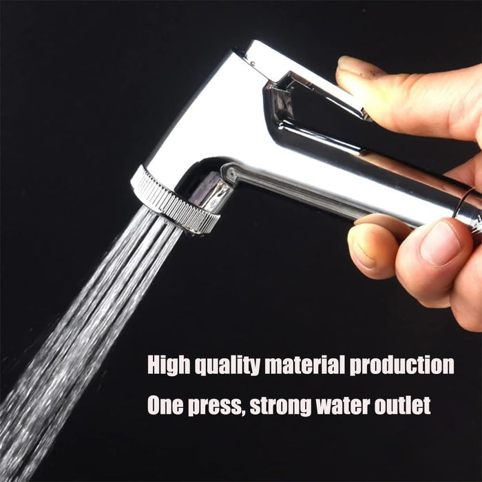 Azonee Bidet Sprayer for Toilet, Stainless Steel Handheld Bidet Spray Tap, Bidet Sprayer Shower Cleaning Attachment for Bathroom Toilet, Diaper Cleaning, Pet Bathing, 2 PCS
