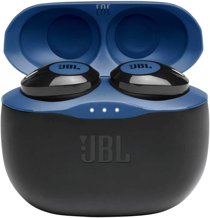 JBL Tune 125TWS True Wireless In-Ear Headphones - JBL Pure Bass Sound, 32H Battery, Bluetooth, Fast Pair, Comfortable, Wireless Calls, Music, Native Voice Assistant, Android and iOs Compatible (Black)