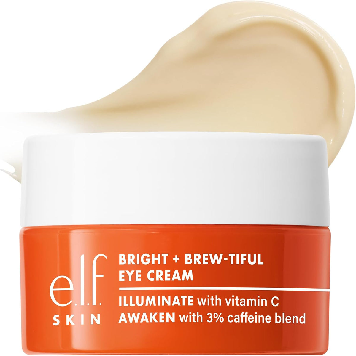 e.l.f. SKIN Bright + Brew-tiful Eye Cream, Helps Brighten Appearance Of Undereye Dark Circles & Repair Puffiness, Vegan & Cruelty-Free – image 1