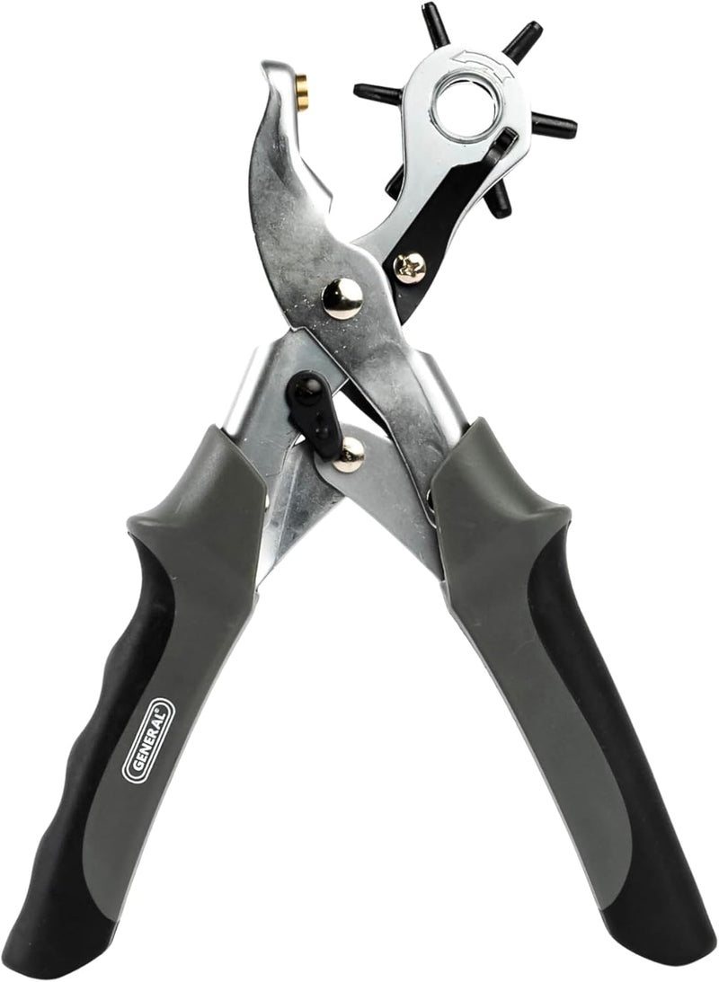 General Tools 72 Leather Hole Punch Tool - Heavy Duty