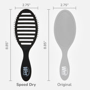 Wet Brush Speed Dry Hair Brush - Color Wash, Watermark - Vented Design and Ultra Soft HeatFlex Bristles Are Blow Dry Safe With Ergonomic Handle Manages Tangle and Uncontrollable Hair - Pain-Free