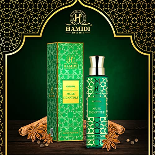 Hamidi Non Alcoholic Natural Musk Water Perfumes for Unisex 100ML - Perfumes Set - PACK OF 4 - Black - Hamidi - Signature - Tahara - perfume for men - perfume for women - fragrance - Offers