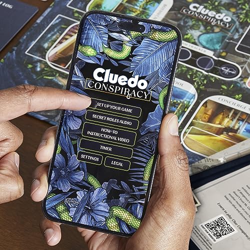 Hasbro Gaming Clue Conspiracy Board Game for Adults and Teens | Secret Role Strategy Games | Ages 14+ | 4-10 Players | 45 Mins. | Mystery Games | Party Games