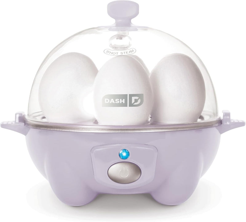 DASH Rapid Egg Cooker: 7 Egg Capacity Electric Egg Cooker for Hard Boiled Eggs, Poached Eggs, Scrambled Eggs, or Omelets with Auto Shut Off Feature - Aqua