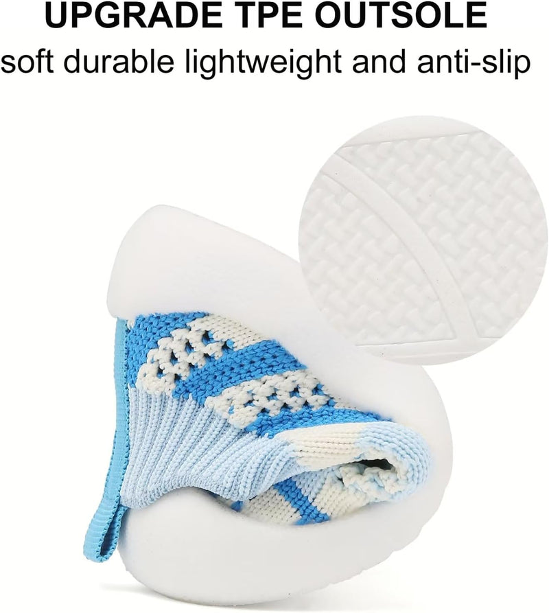 Baby Boy Girl Walking Shoes Non-Slip Toddler Sock Shoes 6 9 12 15 18 24 Months