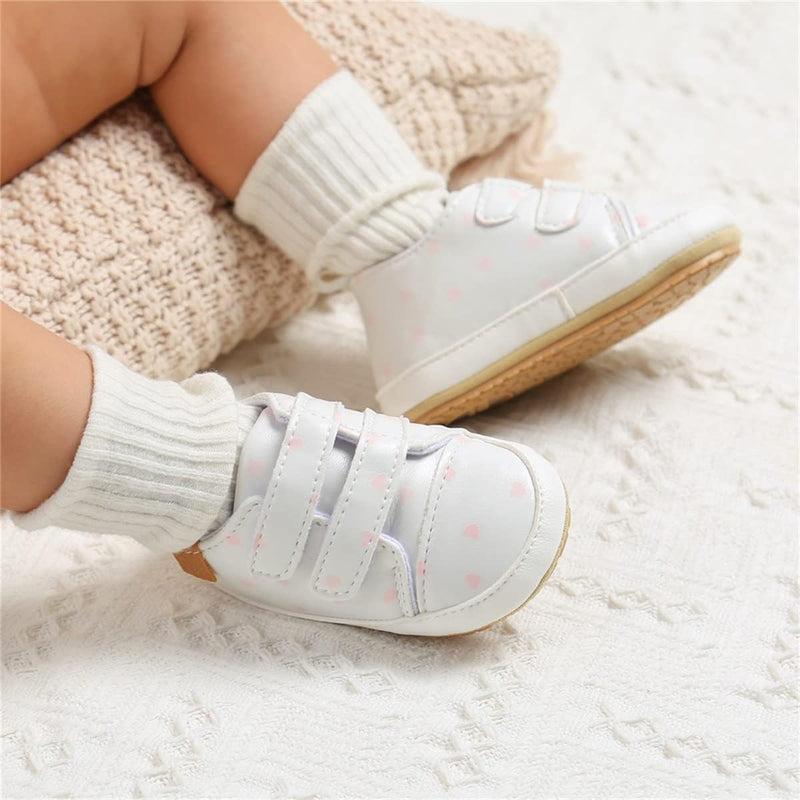 Baby Shoes Boys Girls Infant Sneakers Non-Slip Sole Toddler Crib First Walker Shoes Flat Lazy Shoe