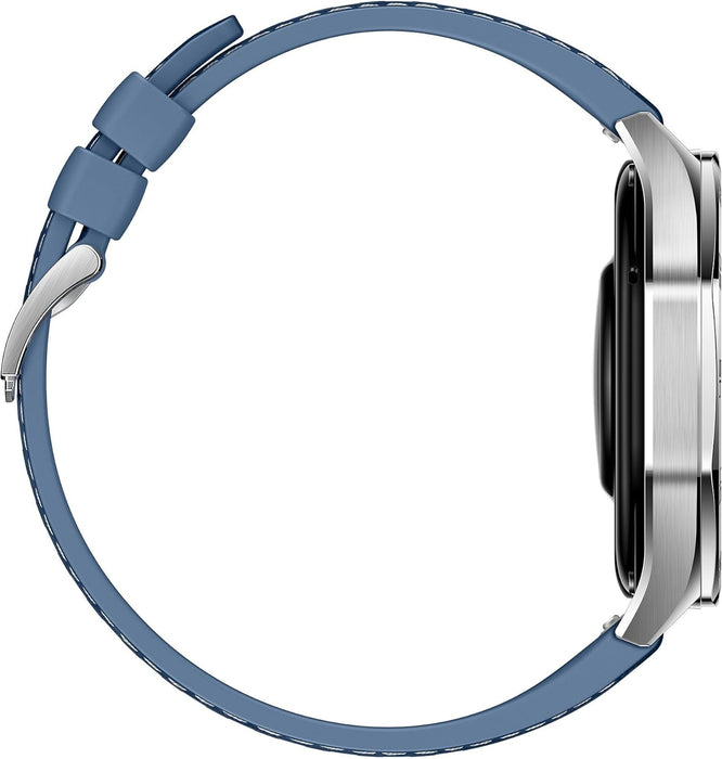 HUAWEI WATCH GT5 46mm Smartwatch, upto14 Days Battery Life,Sharp-Edged Design, Health Tracking, iOS & Android Compatible, HUAWEI Care+, 3 Month Extra warranty, Blue
