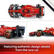 Speed Champions Ferrari SF-24 F1 Race Car Toy with a Collectible Formula 1 Driver Minifigure - Model Kits for 10+ Year Old Boys & Girls or Adult Motorsport Fans 77242