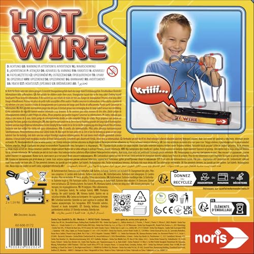 Noris - Hot Wire Skill Game for Family Fun, Ages 3+