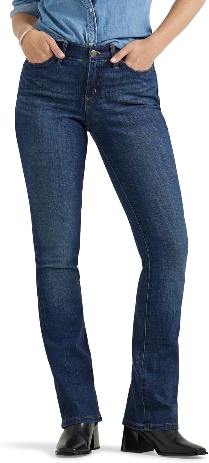 womens Flex Motion Regular Fit Bootcut Jean Jeans - Royal Chakra