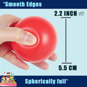 AM ANNA Ball Pit Balls 100-Cute Ocean Ball Macaroon Colorful Soft Plastic Fun Baby 5.5 CM Water Pool Ocean Wave Ball for Kids Playhouse Pool Tent Ball Pit Accessories - Colorful
