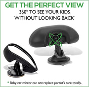 Baby Car Mirror, Windshield Front Facing Seat Full Wide Angle View Infant Mirror, Rearview Car Seat Mirror That Attaches With A Adjustable Suction Cup, Shatterproof Child Safety Mirror Accessories