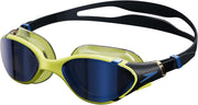 Speedo Unisex Adult Biofuse 2.0 Swimming Goggles, Mirror Black, One Size - One Size Black Hyper/Sapphire Mirrored