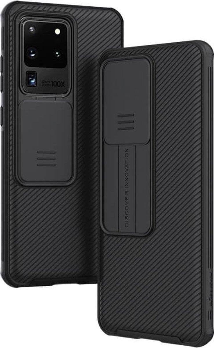 Nillkin Case for Samsung Galaxy S21 S 21 (6.2" Inch) CamShield Pro Slider Camera Close & Open Double Layered Protection TPU + PC Blue Color
