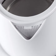 BLACK+DECKER Cordless Electric Kettle, 2200W, 1.7L Capacity, Quick Boiling, Lightweight Design, 360 Swivel Base, Auto Shut-Off, Boil-Dry Protection, Concealed Heating Plate, White - JC70-B5 - White