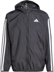Men Essentials 3-Stripes Windbreaker - Black