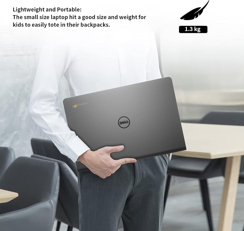 Dell (Refurbished) Chromebook 11 CB1C13 Laptop Intel Celeron 2955U Processor 11.6-inch 4GB RAM 16GB PC Notebook OS Charger