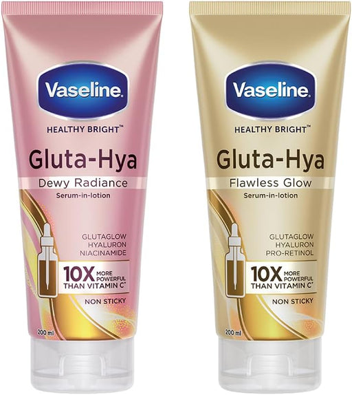 Gluta-Hya Flawless Glow, 200Ml + Gluta-Hya Dewy Radiance, 200Ml Lotion
