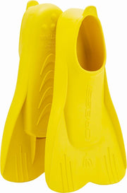 Cressi Mini Light Fins زعانف قصيرة خفيفة الوزن للسباحة أو الغطس - Yellow 32/33