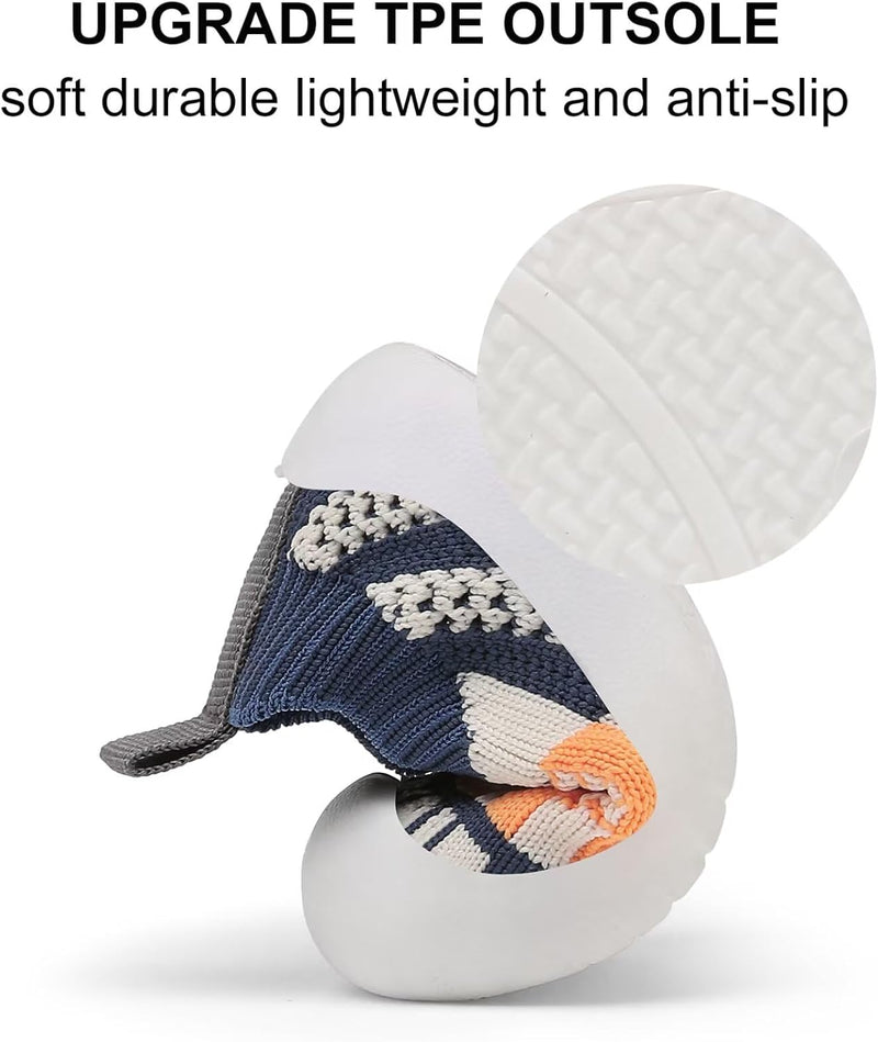 Baby Boy Girl Walking Shoes Non-Slip Toddler Sock Shoes 6 9 12 15 18 24 Months