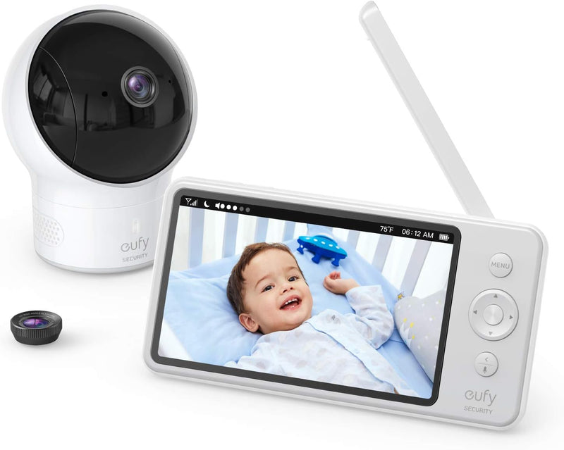 eufy Security Space View Baby Monitor B2C - UK GrayWhite - T83002D3