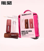 Beauty Best Lip & Cheek Kit, Nude Bronze, Liquid Blusher & Jelly Filler Oil
