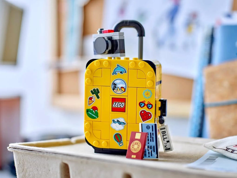 Yellow Travel Suitcase 40817