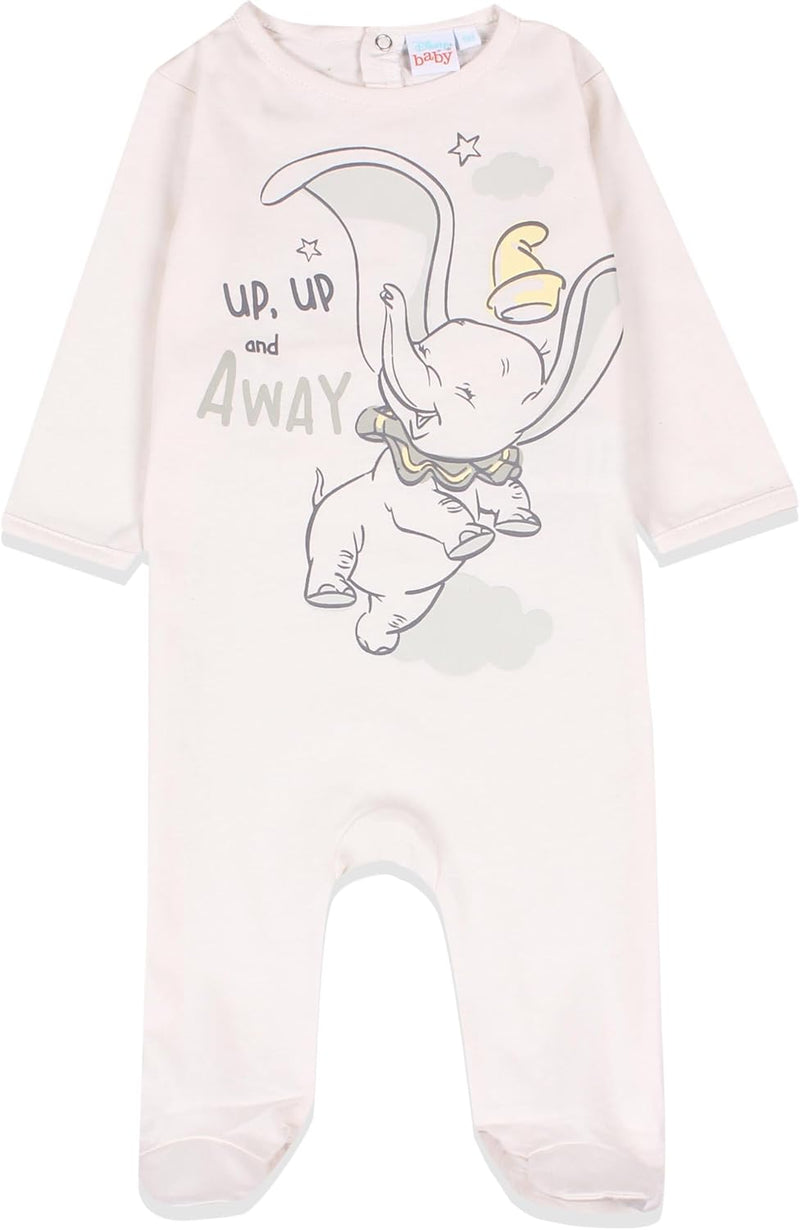 Disney Minnie Mouse Baby Girl Clothes - Toddler Baby Grow Sleepsuits From Ages 6 Months to 24 Months.