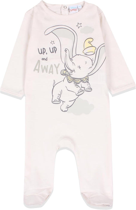 Disney Minnie Mouse Baby Girl Clothes - Toddler Baby Grow Sleepsuits From Ages 6 Months to 24 Months.