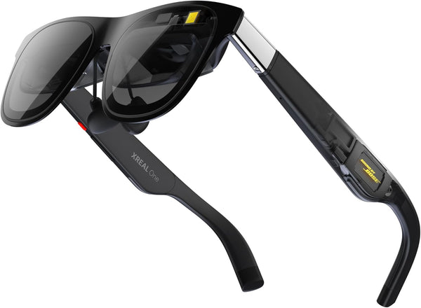 XREAL One AR Glasses with X1 Chip, Native 3 DoF, 147" 50FOV 120Hz HD Display, Renowned Audio, 3 Adjustable Lens Transparency, Compatible with iPhone 16/15, Steam Deck, ROG, Mac, PC, Android & iOS