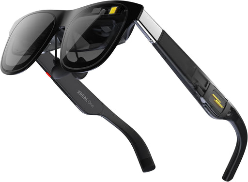 XREAL One AR Glasses with X1 Chip, Native 3 DoF, 147" 50FOV 120Hz HD Display, Renowned Audio, 3 Adjustable Lens Transparency, Compatible with iPhone 16/15, Steam Deck, ROG, Mac, PC, Android & iOS
