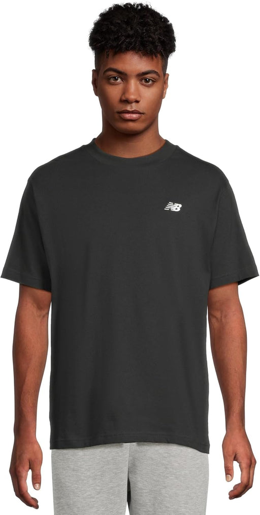 New Balance mens Sport Essentials Cotton T-shirt Shirt - BLACK