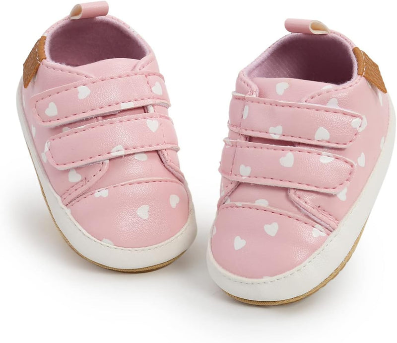 Baby Shoes Boys Girls Infant Sneakers Non-Slip Sole Toddler Crib First Walker Shoes Flat Lazy Shoe