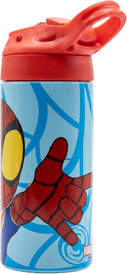 Spider-Man Kids Stainless Steel Water Bottle, Leak-Proof BPA-Free School Bottle for Boys, Durable & Lightweight Travel Bottle, 600ml