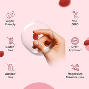 Probiotic Gummies with Prebiotics - Bacillus Coagulans 5 Billion CFU + Inulin (Prebiotic) - Supports Gut Health - for Women & Men - Strawberry & Vanilla - 5 Billion CFU - 90 Gummies