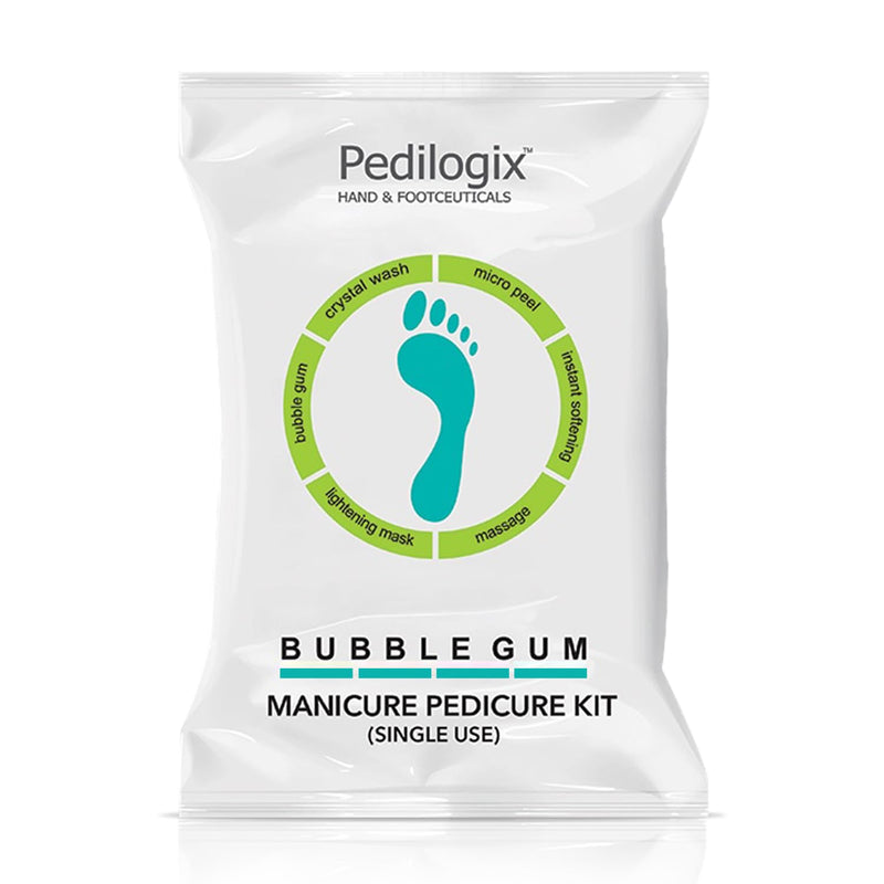 O3+ Pedilogix Bubble Gum Manicure Pedicure Kit for Reduces stress and soothes tired muscles (Combo Of 6)