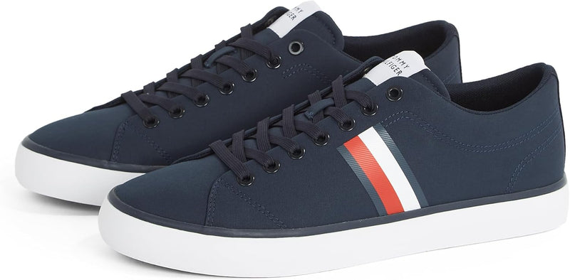 Tommy Hilfiger TH HI VULC LOW CORE STRIPES MESH mens Sneakers