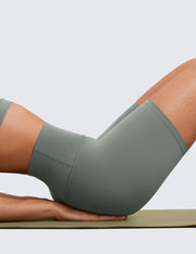 CRZ YOGA Womens ButterLuxe Biker Shorts 6"- High Waist Workout Athletic Running Spandex Yoga Shorts