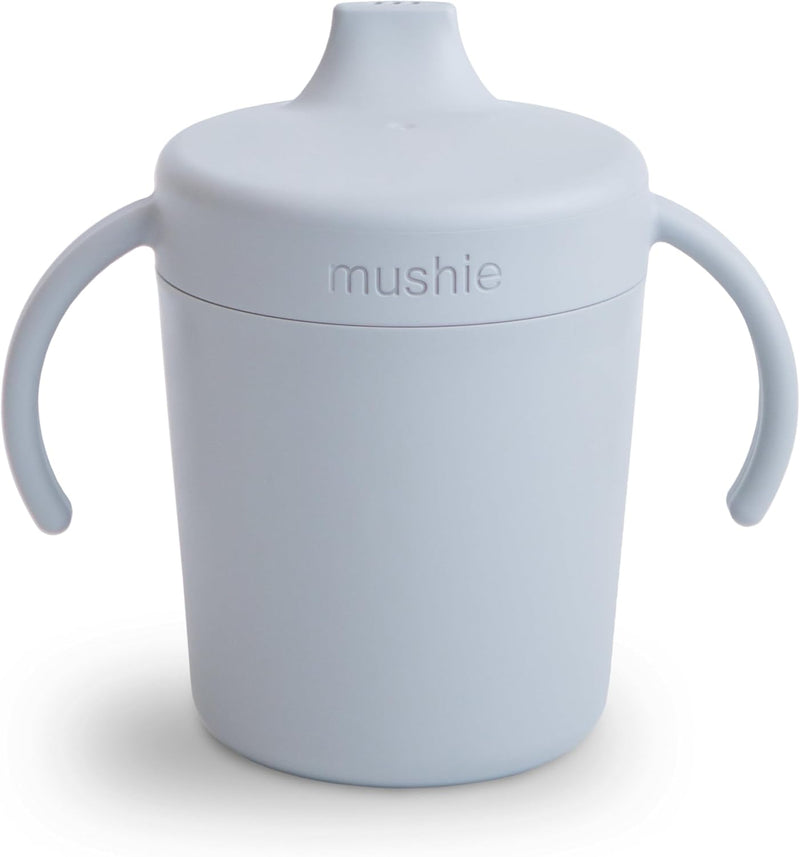 Trainer Sippy Cup - BPA-Free Baby Cup with Removable Lid & Easy-Grip Handles - Dishwasher Safe Danish-Designed Toddler Cup for 6+ Months - 230ml Capacity Sage - Cloud