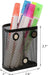 sddjqy Magnetic Pencil Holder - Locker Accessories, Magnetic Pen Holder for Refrigerator for Home School and Office, Black